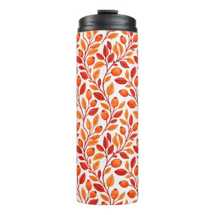 Bouteilles Isothermes Motif botanique de branches de feuilles d'automne