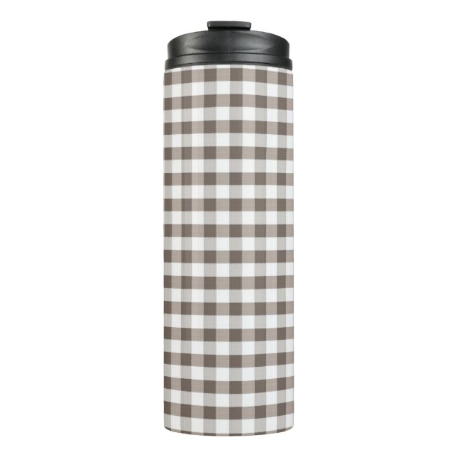 Bouteilles Isothermes Motif Brown de nappe (Devant)