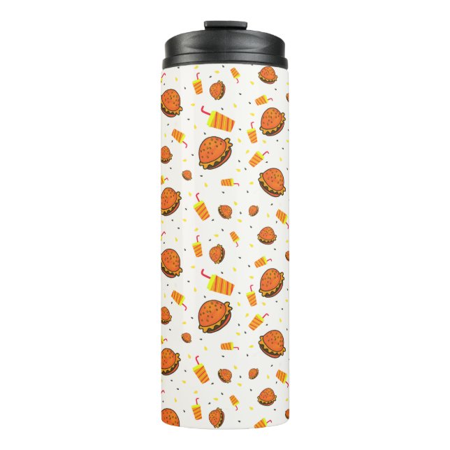 Bouteilles Isothermes Motif Burgers (Devant)