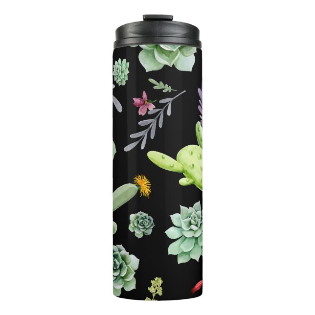 Bouteilles Isothermes Motif Cactus 2 (Devant)