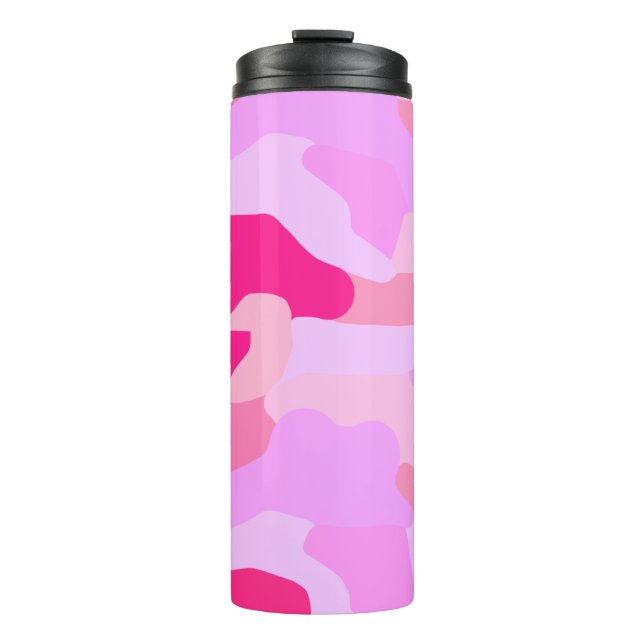 Bouteilles Isothermes Motif Camo rose (Devant)