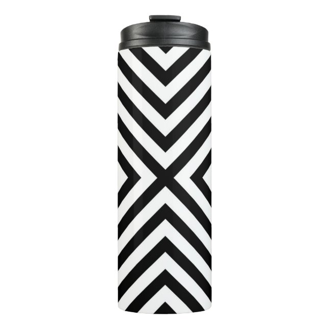 Bouteilles Isothermes Motif Chevron Abstrait moderne (Devant)