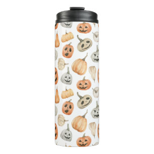 Bouteilles Isothermes Motif Citrouille d'aquarelle amusant