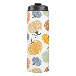 Bouteilles Isothermes Motif Citrouille d'automne coloré