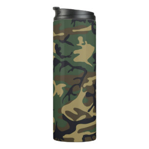 Bouteilles Isothermes motif cool de camouflage de bois