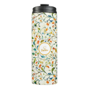 Bouteilles Isothermes Motif couleur Paisley d'inspiration vintage (2)