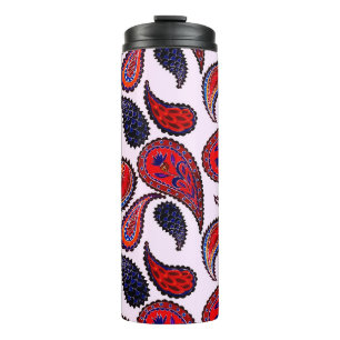 Bouteilles Isothermes Motif créatif sans couture avec cachemire dessiné