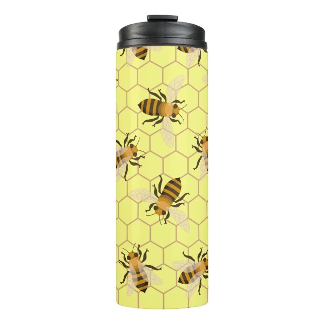 Bouteilles Isothermes Motif d'abeilles (Devant)