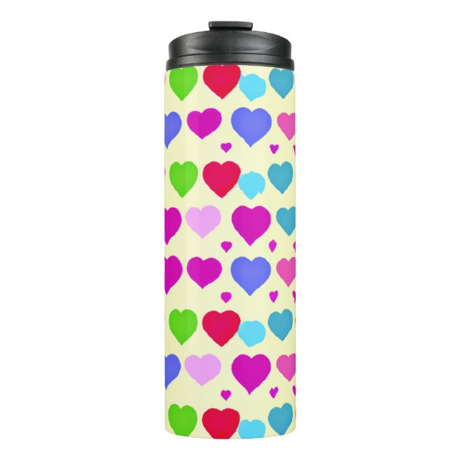 Bouteilles Isothermes Motif d'amour éblouissant (Devant)