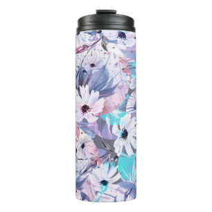 Bouteilles Isothermes Motif d'aquarelle créatif et transparent des plant