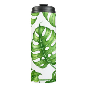 Bouteilles Isothermes Motif d'aquarelle Monstera