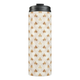 Bouteilles Isothermes Motif d'art déco d'or