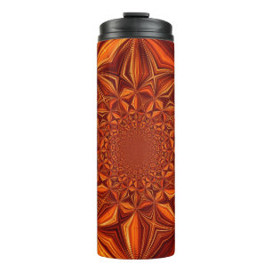Bouteilles Isothermes Motif d'Art numérique Red Kaleidoscope-28503