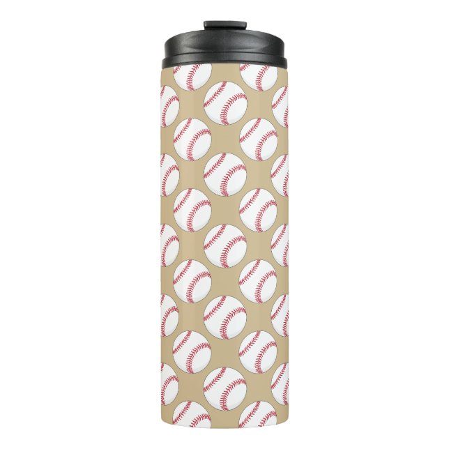 Bouteilles Isothermes Motif de baseball (Devant)