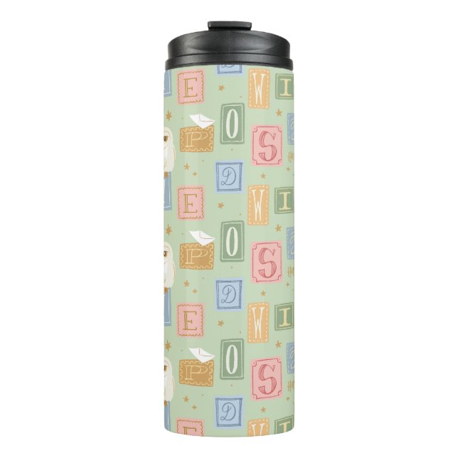 Bouteilles Isothermes Motif de bloc de lettres de Hedwig Post (Devant)