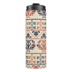 Bouteilles Isothermes Motif de broderie palestinienne, motif des