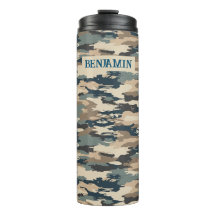 Motif de Camouflage militaire de Tumbler thermique