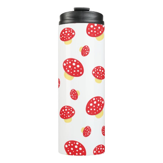 Bouteilles Isothermes Motif de champignons à taches rouges mignons (Devant)