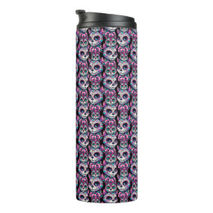 Bouteilles Isothermes Motif de chat crâne sucre