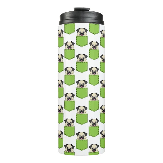 Bouteilles Isothermes Motif de chien de poche (Devant)