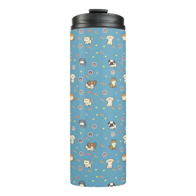 Bouteilles Isothermes Motif de chiens (Devant)