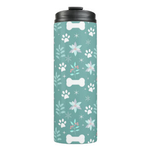 Bouteilles Isothermes Motif de chiens et d'os de vacances