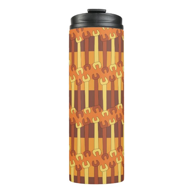 Bouteilles Isothermes Motif de clé verticale (Devant)