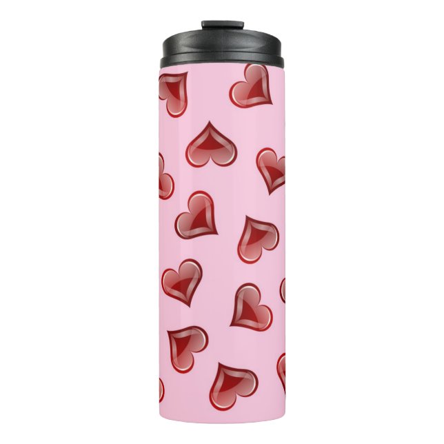 Bouteilles Isothermes Motif de coeur (Devant)