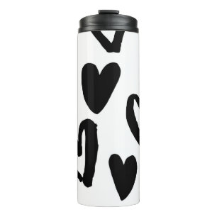 Bouteilles Isothermes Motif de coeur : Valentine Vintage
