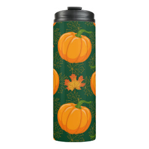 Bouteilles Isothermes Motif de départ d'automne du Citrouille orange