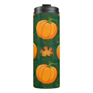 Bouteilles Isothermes Motif de départ d'automne du Citrouille orange
