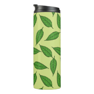 Bouteilles Isothermes Motif De Feuilles, Motif De Feuilles, Feuilles De