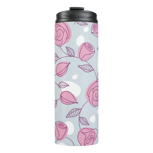 Bouteilles Isothermes Motif de fleurs (Devant)
