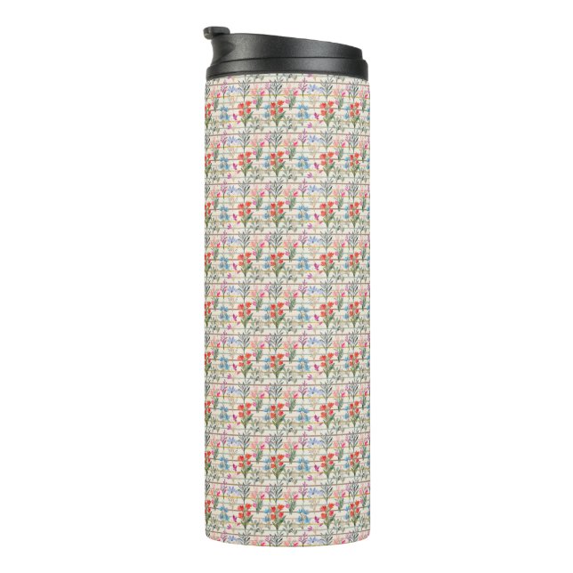 Bouteilles Isothermes Motif de fleurs d'aquarelle moderne (Tourné sur la droite)