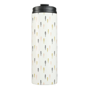Bouteilles Isothermes Motif de forêt d'arbre de Noël