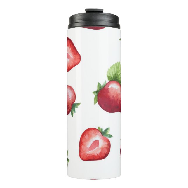 Bouteilles Isothermes Motif de fraises (Devant)