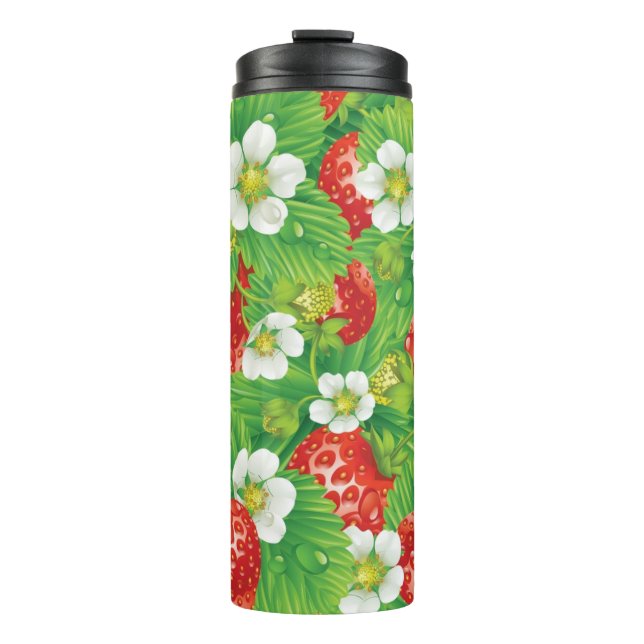 Bouteilles Isothermes Motif de fraises (Devant)