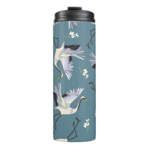 Bouteilles Isothermes Motif de grue, illustration Flying Bird.