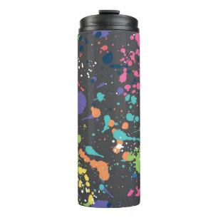 Bouteilles Isothermes Motif de grunge incolore avec aquarelle sp