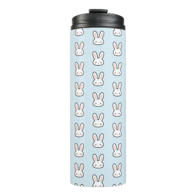 Bouteilles Isothermes Motif de lapin visage de lapin mignon (Devant)