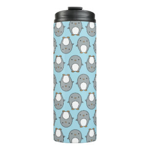 Bouteilles Isothermes Motif de manchot bleu bébé
