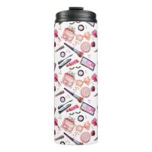 Bouteilles Isothermes Motif de maquillage d'aquarelle