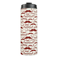 Motif de moustache, rétro style 3