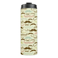 Motif de moustache, rétro style 4