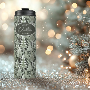 Bouteilles Isothermes Motif de Noël Green Earth #6 ID1009