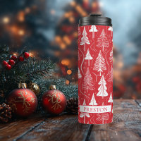 Motif de Noël rouge #6 ID1009