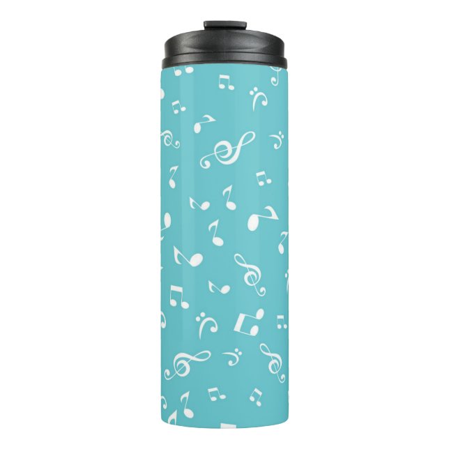 Bouteilles Isothermes Motif de notes musicales (Devant)