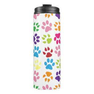 Bouteilles Isothermes Motif de patte de mignon animal de compagnie