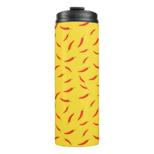 Bouteilles Isothermes Motif de piments rouges