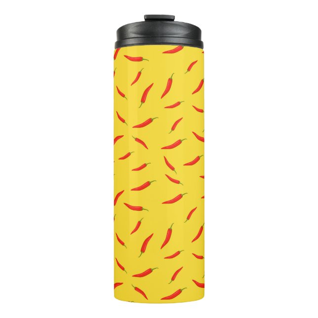 Bouteilles Isothermes Motif de piments rouges (Devant)